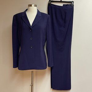 Le Suit Dark Lavender Pant Suit